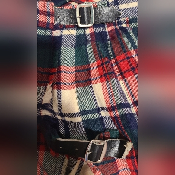 Plaid Maxi Skirt - Red, Blue, White - Picture 9 of 11